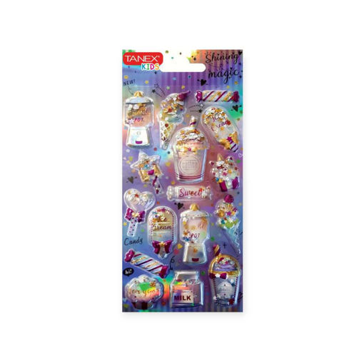 Picture of TANEX KIDS GLOSSY CANDY STICKERS